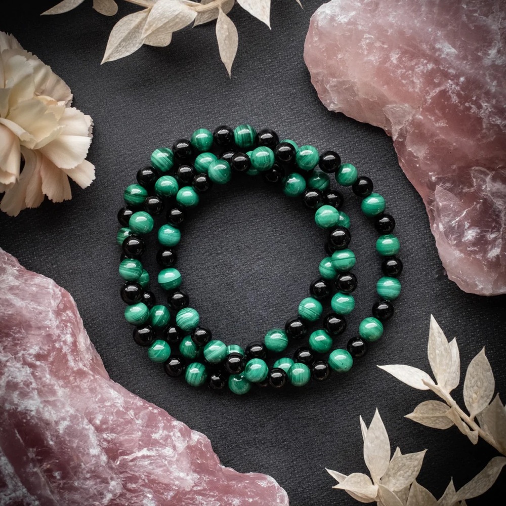 🆕New Grounding Protection & Balance 8mm Healing Gemstone Bracelet - Picture 2 of 2